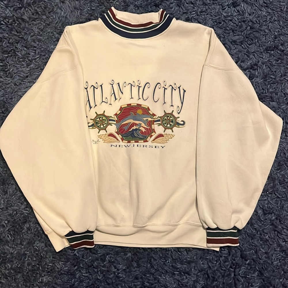 Vintage 90s 80s Atlantic City Cotton sweater